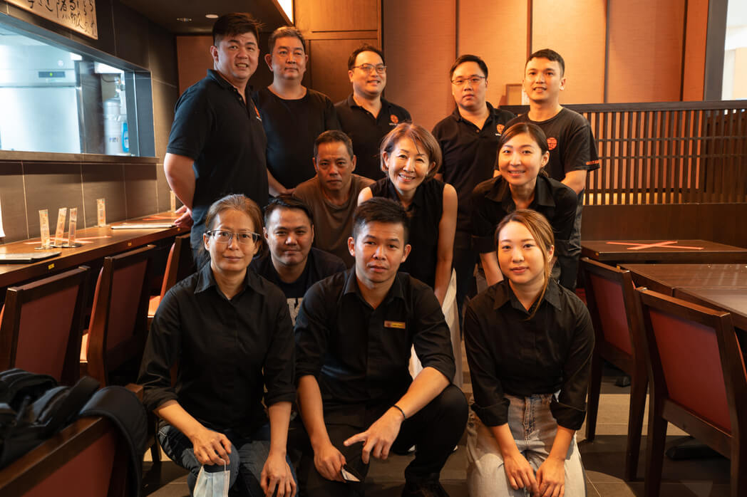 A group of MARUTAMA people